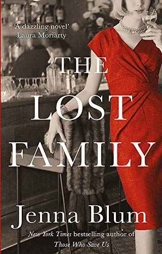Book cover: woman in red dress, fur stole, bar background.