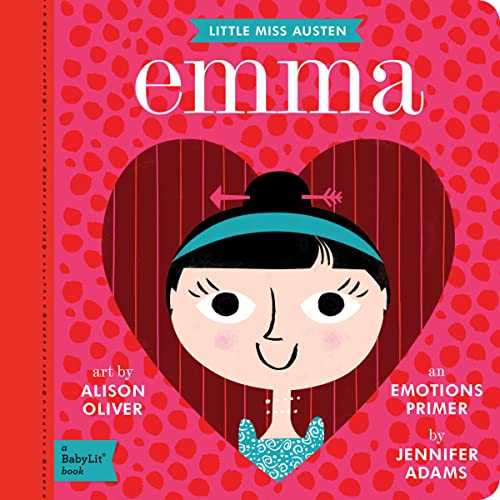 Book cover with illustrated girl’s face inside a red heart.