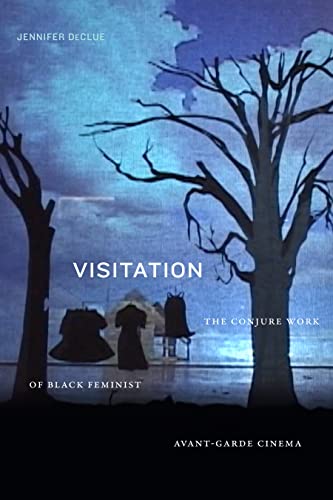 Book cover: blue, ghostly figures under bare trees, title "Visitation".