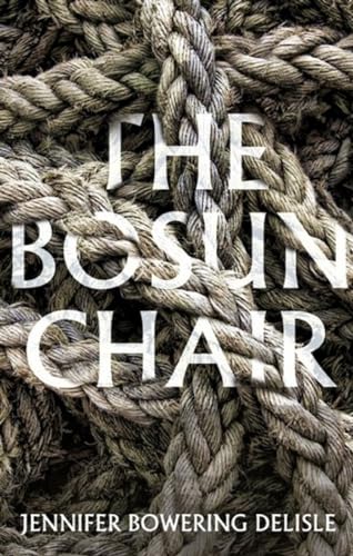 Book cover: “The Bosun Chair” with textured rope background.