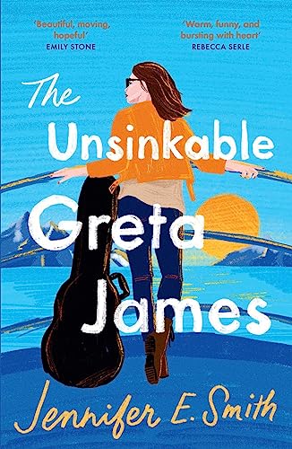 Book cover: woman with guitar stands on a ship’s deck.
