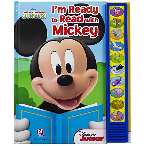 Mickey Mouse Clubhouse sound book with animal buttons on the side.