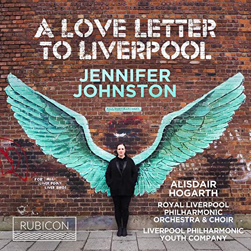 CD cover: Jennifer Johnston album art with wings and a brick wall.
