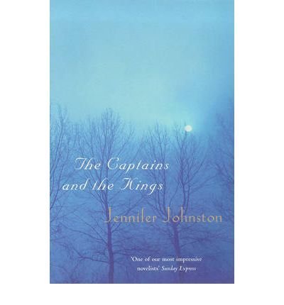 Book cover: "The Captains and the Kings" by Jennifer Johnston, misty trees.