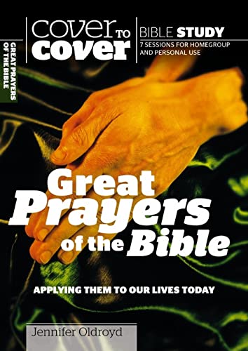 Book cover with praying hands and title "Great Prayers of the Bible.