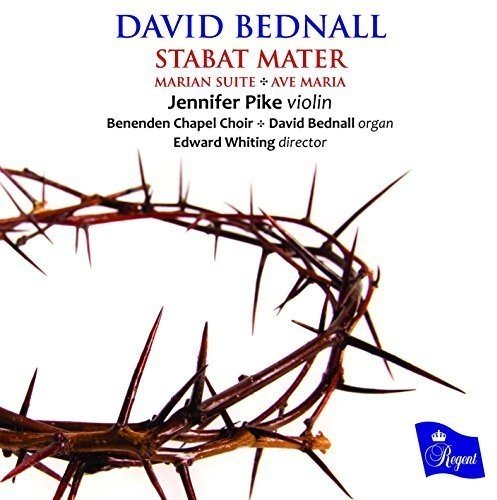 "CD cover with a crown of thorns on a white background."