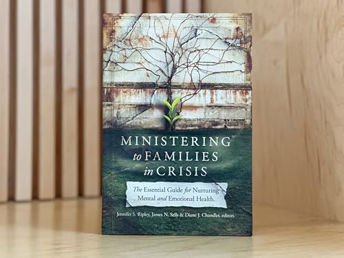 Book cover with a tree image and title "Ministering to Families in Crisis.
