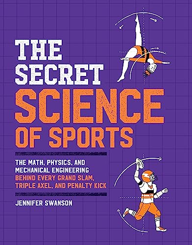Book cover: "The Secret Science of Sports" with athletes and equations.