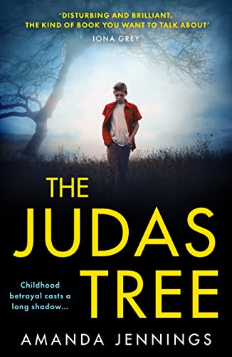 Book cover: boy in red stands before a dark, bare tree.