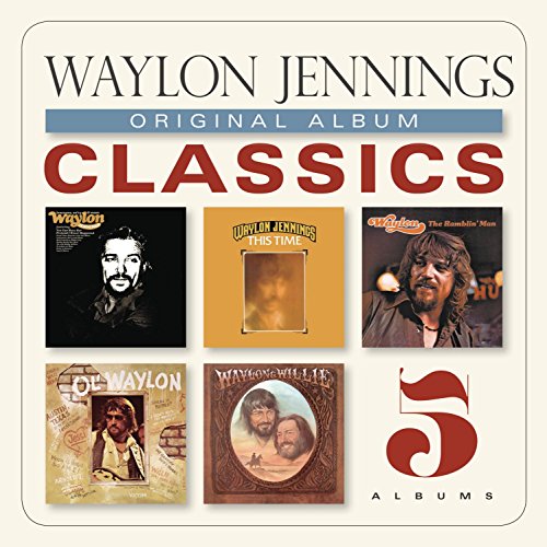 Waylon Jennings "Original Album Classics" CD cover with six album images.