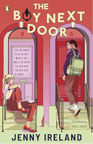 Book cover with illustrated figures near two arched doorways.