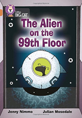 Children’s book cover featuring a cartoon alien spaceship against stars.