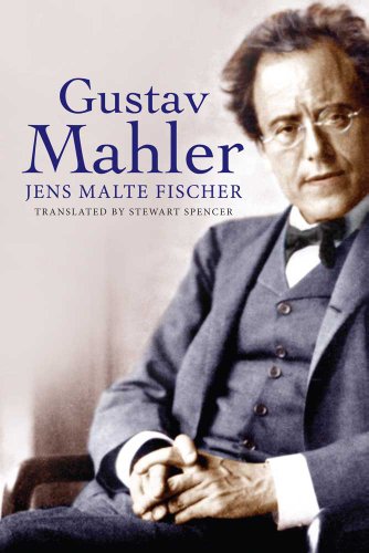 Book cover featuring a portrait of Gustav Mahler with title and author text.