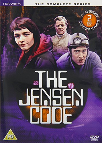 Jensen Code" DVD cover featuring three actors in a dark, industrial setting.