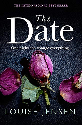 Book cover: "The Date" with a wilting purple rose on a dark background.