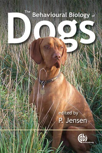 Book cover featuring a Vizsla dog in tall grass, titled “The Behavioural Biology of Dogs.”