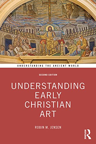 Book cover depicting a mosaic of Christ with angels and onlookers.