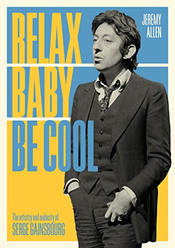 Book cover featuring Serge Gainsbourg in a suit, with bold text.