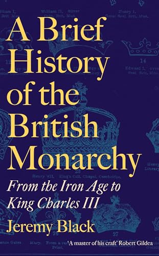 Book cover: “A Brief History of the British Monarchy” with a crown.