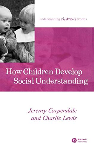 Book cover with two young children and title "How Children Develop Social Understanding".