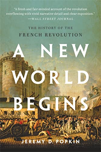 Book cover: “A New World Begins” about the French Revolution.