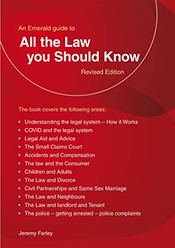 Red book cover titled “All the Law you Should Know”, revised 2022.