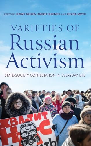 Book cover with title, editors’ names, and a crowd protesting in winter.