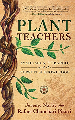 Book cover with a braided vine, title "Plant Teachers," and author names.