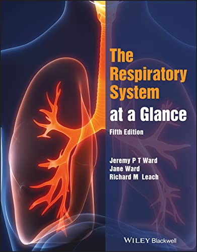 Book cover depicting human lungs with the title "The Respiratory System at a Glance".