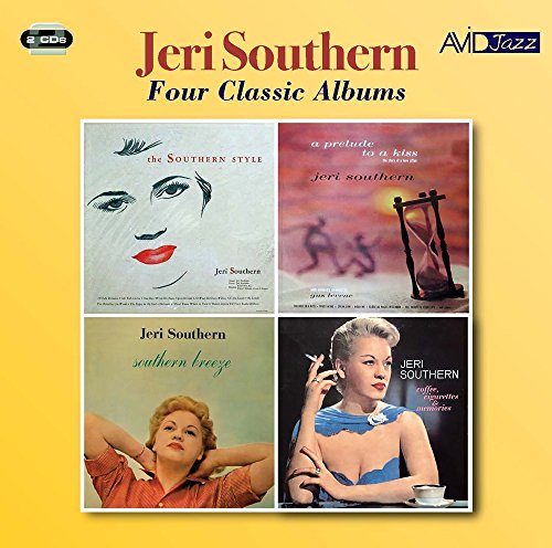 CD cover for Jeri Southern’s four classic albums, featuring portraits.