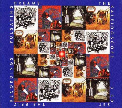 "Album cover with blue marbled background, film strip border, and 'Life in 1472' text."