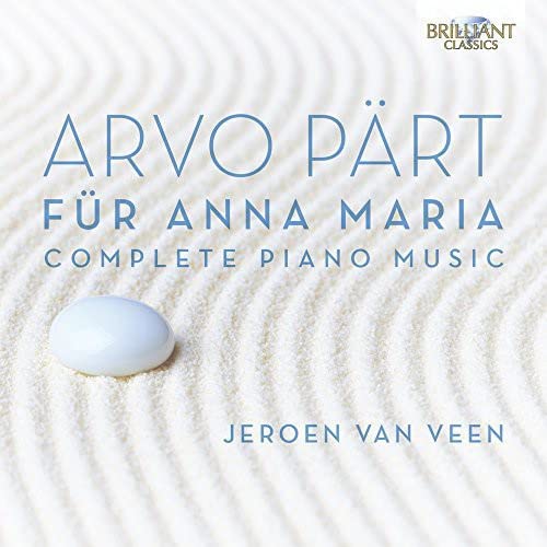 CD cover for Arvo Pärt piano music by Jeroen Van Veen.