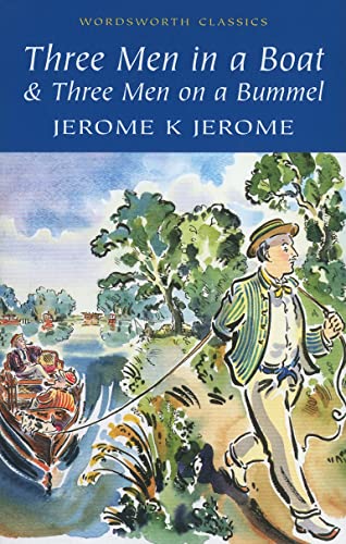 Book cover featuring a watercolor illustration of a man towing a boat along a river.
