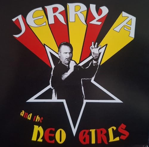 Jerry A and the Neo Girls album cover with a star and portrait.
