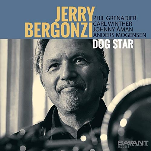 CD cover featuring portrait of jazz musician Jerry Bergonzi.