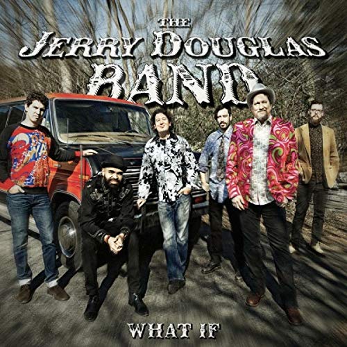 Jerry Douglas Band album cover featuring six men and a red van.