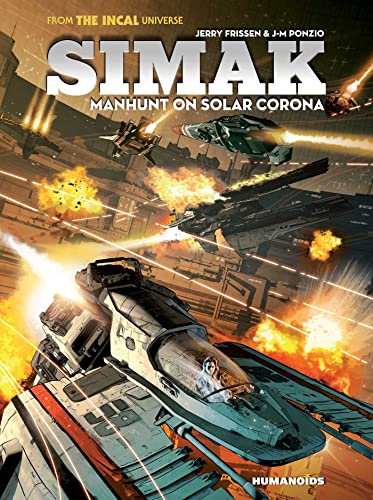 Sci-fi book cover: Spaceships in combat near a fiery sun.