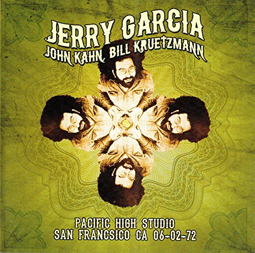 CD cover featuring repeating portraits of Jerry Garcia, Kahn, and Kreutzmann.