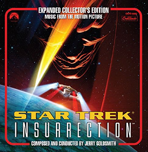 CD cover for “Star Trek: Insurrection” soundtrack by Jerry Goldsmith.