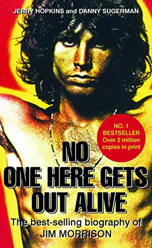 Book cover featuring a portrait of Jim Morrison against a yellow and red background.