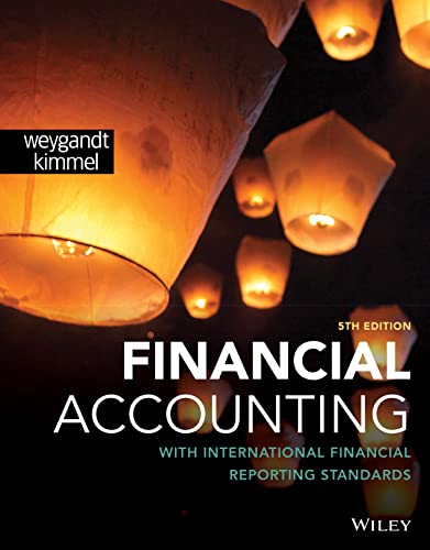 Textbook cover: "Financial Accounting" with glowing lanterns background.