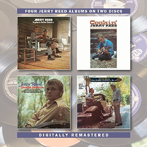 Jerry Reed double CD featuring four album covers with country scenes.