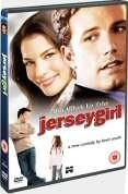 DVD cover for "Jersey Girl" featuring Ben Affleck and Jennifer Lopez.