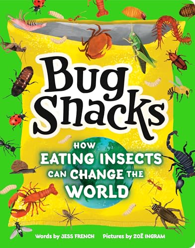 Book cover with illustrations of various insects and a globe.