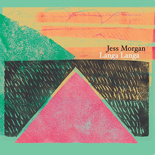 CD cover for Jess Morgan’s “Langa Langa” with abstract geometric shapes.