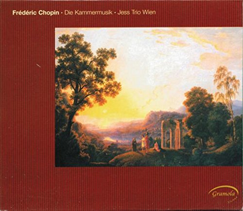 CD cover featuring a landscape painting of ruins and trees.