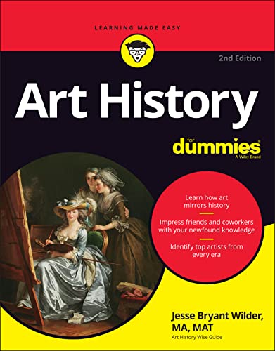 Book cover: “Art History For Dummies,” 2nd edition, with a painting detail.