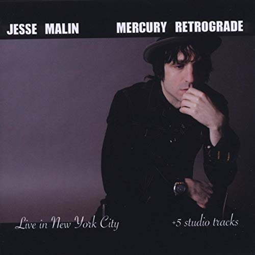 Jesse Malin album cover, a man in a hat against a purple background.
