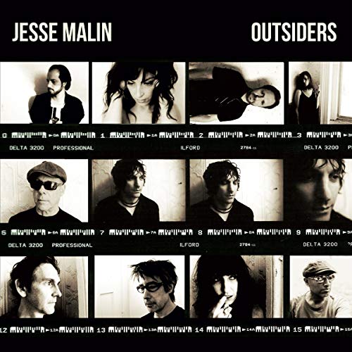 Jesse Malin's "Outsiders" CD cover: black and white portraits in a grid.