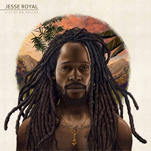 Album cover for Jesse Royal’s “Lily Of Da Valley” featuring a portrait of the artist.